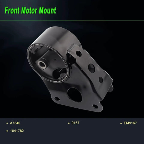 Front motor mount from Engine Motor Mount Kit For 2002 2003 2004 2005 2006 Nissan Altima 2.5L Replacement A7340 A7341 A7342 A7343