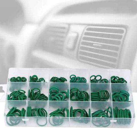 High Temperature Fluorosilicone O Ring Kit 21 By 11 By 3 270 Pcs Buna N Rubber Sealing Workhorse in transparent case