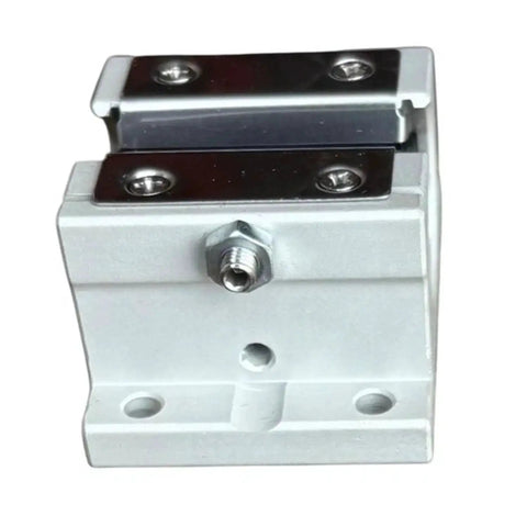Twin Closed Pillow Block Linear Ball Bearing With 1 Inch Bore for end supported shafts, heavy-duty housing, front view