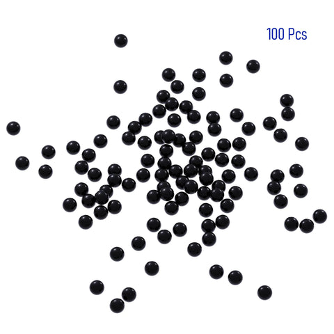 Black Si3N4 ceramic bearing balls, 3/32 in (0.094 in), 100 pcs