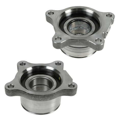 Rear Wheel Hub Bearing Module Pair For Toyota Tundra Driver Side And Passenger Side 2 Piece Set Direct Fit Drop In Easy Install Heavy Duty Replacement For 2007 To 2020 Models - Top View