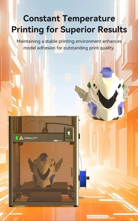 Clear Acrylic Printer Enclosure For Ender 5 Max 3D Printer, Dustproof Protective Cover With Constant Temperature Control, Quiet Noise Reduction
