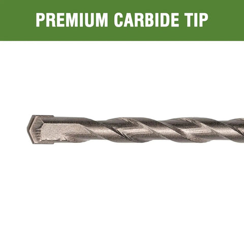 Three Sixteenth Inch SDS Plus Concrete Drill Bits Set For Hammer Drills, Eight Inch Masonry Drill Bit With Tungsten Carbide Tips