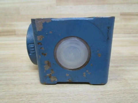 Directional control DB15G252/350 single unit 00730196 high-pressure spool in blue, corrosion-resistant, side view