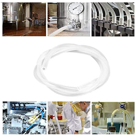 Amazon Hooshing silicone tubing, 2 mm ID x 4 mm OD, 10 ft clear food-grade tubing for home brewing and pumping