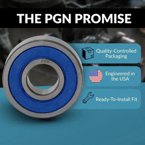 608-2RS Lubricated Chrome Steel Sealed Ball Bearing 8x22x7mm with blue rubber seal, quality-controlled packaging promise