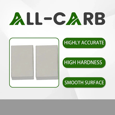 Image of 1 By 2 By 3 Inch Parallel Block Set No Holes Matched Pair Hardened Steel with highlighted features by ALL-CARB.