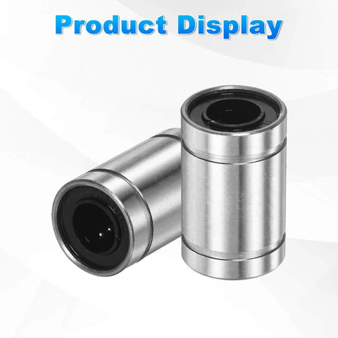 Pro Grade LM6UU Linear Ball Bearing Set With 6mm Bore 12mm OD 19mm Length Four Pack Double Sided Rubber Sealed for CNC Machines and 3D Printers