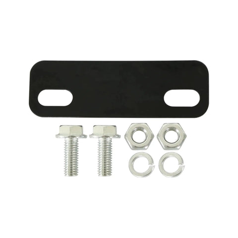 Mounting hardware for 97 GPH Red Electric Fuel Pump 12-801-1 High-Flow Performance Upgrade, nuts, bolts, and bracket.