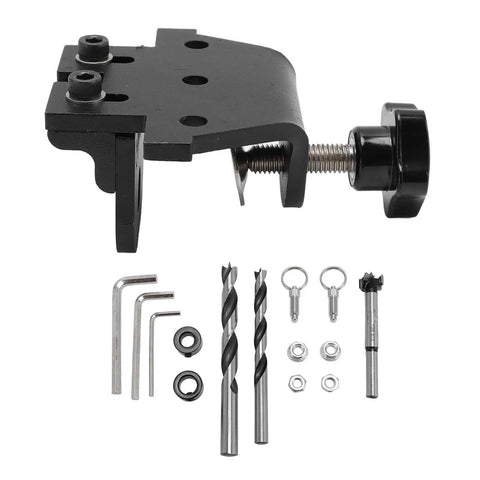 3 In 1 Dowel Jig Kit With Adjustable Width Self Centering System And 8mm 10mm 15mm Drill Bits for precise hole drilling