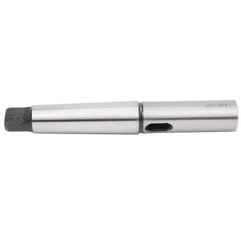 Taper drill sleeve adapter MT4-MT2, steel reduction sleeve for lathe/milling CNC fixtures