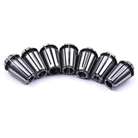 ER11 Collet Set 7Pc Spring Collet Set For CNC Engraving Machine And Milling Lathe Tool Pro Grade Quality With Tight Clamping
