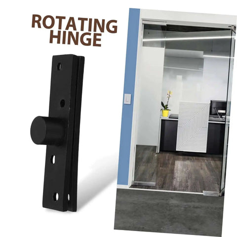 No Nonsense 360 Degree Hidden Door Hinge Heavy Duty Stainless Steel Invisible Pivot for secret doors and bookshelves.