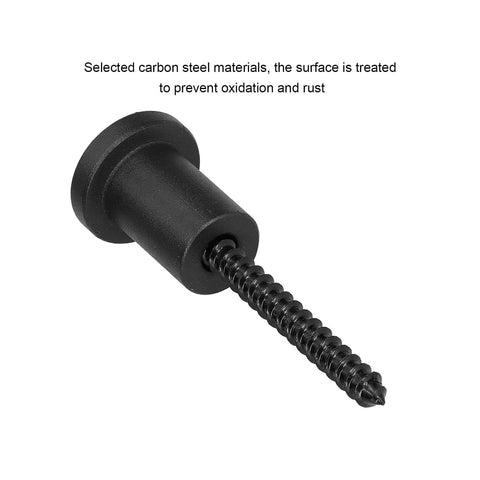 Close-up of durable carbon steel spacer and screw from Sliding Barn Door Track Spacers With Screws Replacement Kit For Flat Track Roller Assemblies Built To Last Durable Carbon Steel Rust Resistant Wall Gasketed Mounting Hardware For A Secure Easy No Fuss Install At Home