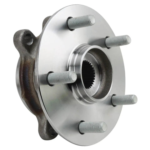 Front Left And Right Wheel Bearing Hub Assembly Kit For 2020 2023 Toyota Highlander And 2021 2023 Sienna metal hub close-up