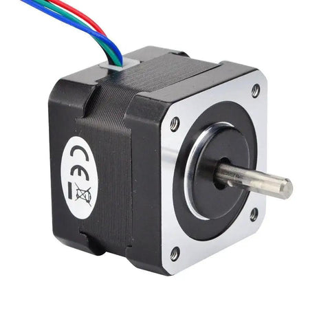 Dual Shaft Nema 17 Stepper Motor 1.8 Degree Step With 200 Steps Per Revolution, 26Ncm Holding Torque, compact design