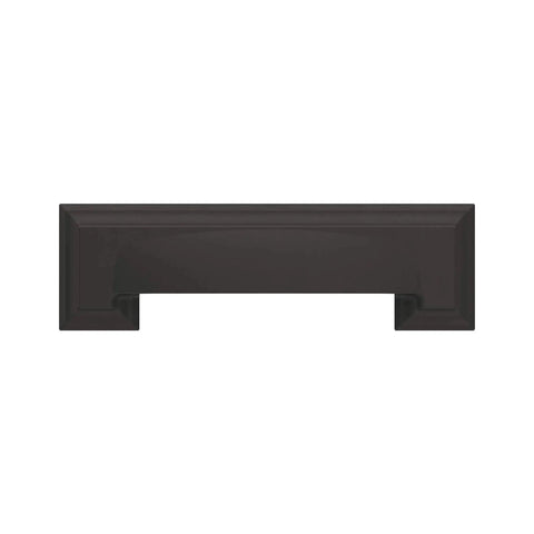 Matte Black Cup Pull Cabinet Hardware 3 Inch and 3-3/4 Inch Center-to-Center Distances 76mm and 96mm Drawer Pull 1 Pack Traditional Style