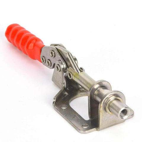 Toggle Clamp Quick Release Push Pull Type Beefy Heavy Duty Clamp With 300 Lbs Holding Capacity And Anti Slip Rubber Pressure Tip