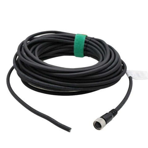 Industrial Automation M12 A Coded 4 Pin Female Cable For Sensor Encoder Actuator Open End 20m Length Supports DeviceNet CANopen