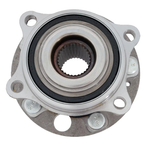 Front view of Rear Wheel Bearing Hub Assembly Set For Kia Sorento AWD 2016 2017 2018 2019 2020 With 5 Lug 4 Bolt Square Flange
