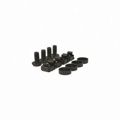Mounting screws and hardware for 1U Metal Rack Mount Horizontal Cable Manager Duct Raceway For 19 Inch Server Rack Heavy Duty Steel Panel