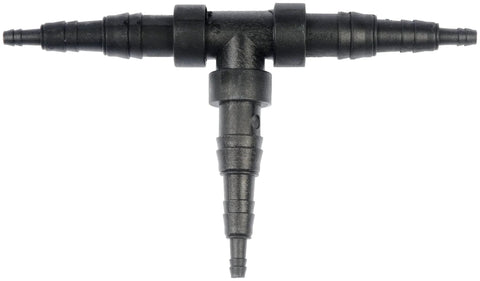 Hard Vacuum Tubing Tee Kit For 1/8 1/4 And 3/8 Inch Tubing 10 Pack Universal Fit with T shape PVC fitting by Dorman