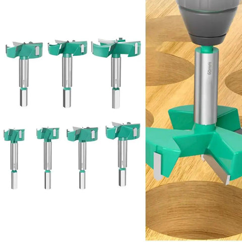 Wide Range Hole Opener Cutter For Woodworking With Hex Shank In Sizes From 16mm To 60mm For Hinge Boring And Smooth Drilling