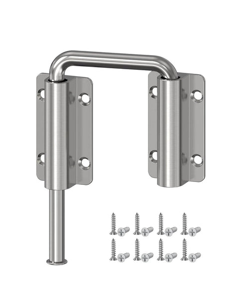 Built Tough Multi Angle Sliding Door Loop Lock For Barn Doors And More, 90 And 180 Degree Aluminum Alloy Patio Lock Latch, U Bolt Style