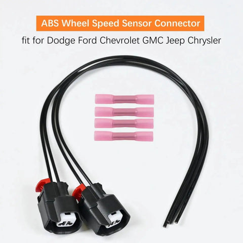 Abs Wheel Speed Sensor Connector Pigtail Wiring Harness Plug N Play 12 Inch 18 Gauge Tinned Copper Wire Replacement