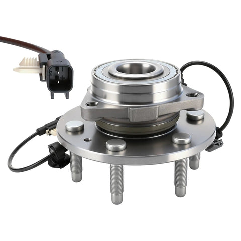 4WD Front Wheel Bearing And Hub Assembly With ABS For Silverado 1500 Tahoe Suburban Sierra Yukon XL Escalade Six Lug