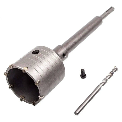 2 1/2 Inch Concrete Hole Saw with SDS Plus Shank 65mm Wall Drill Bit for Brick Concrete Cement Stone by CertBuy, carbide tipped