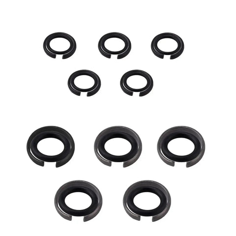 Impact Wrench Retaining Ring Clips With O Ring For Three Eighths And One Half Inch Sockets, Includes Six Sets Each, Compatible With Electric And Pneumatic Cordless Wrenches, Retainer Anvil Install Tool