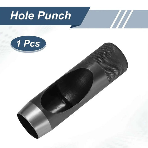 Leather Hole Punch 25mm Hollow Round Puncher Cutter Carbon Steel Pro Grade Tool for Belts Watch Bands Gaskets DIY Repair