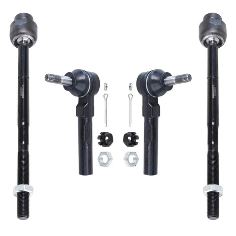 8 Piece Front Wheel Bearing Hubs Kit With Sway Bars And Tie Rods Replacement For 2004 2012 Chevrolet Malibu 2005 2010 Pontiac G6