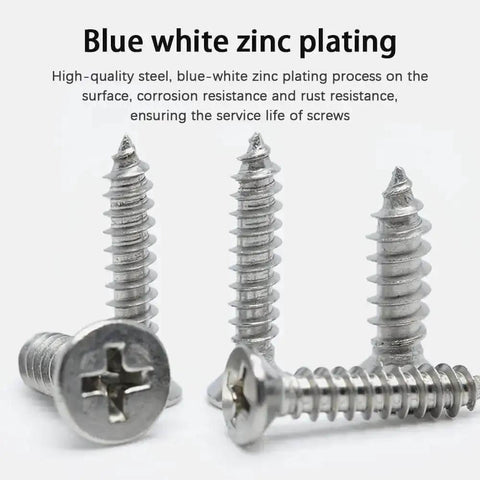 Heavy Duty 304 Stainless Steel Wood And Metal Screw Kit With 450Pcs Self Tapping Phillips Countersunk Flat Head Screws M3 M4 M5