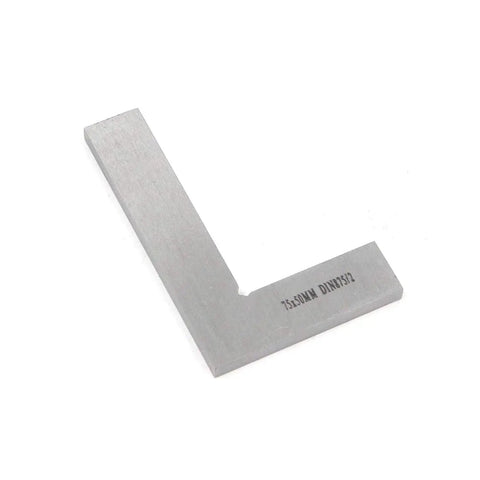 Pro Grade Carbon Steel Machinist Square For Precision Layout And Woodworking Right Angle Ruler 75x50mm 2.95x2 Inch Engineer Square