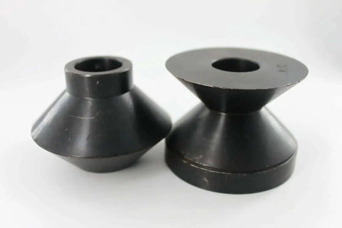 90 Degree Hem Roll Dies Set For Bead Roller, 19.05mm Three Quarters Inch Finish, Fits 22mm Shafts, Hem Edge Tool For Sheet Metal
