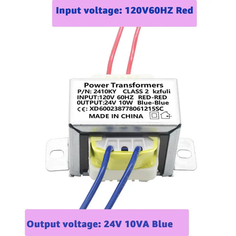24V 10W AC To AC Power Transformer With 120V 60Hz Input 24V 10VA Output No Load 25.8V Compact 75mm for stage lighting use