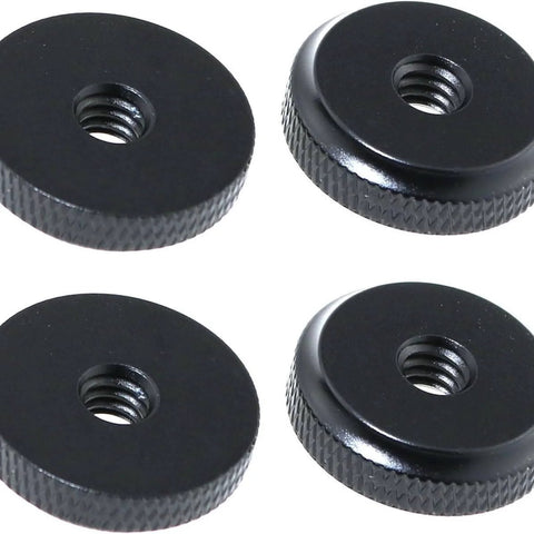 Five Pack Thumb Nuts With One Quarter Twenty Thread Female Screws Knurled Lock Nuts For Camera Mounts Spacers And Adapters