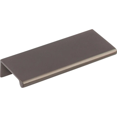 Mercer Collection 4 Inch Europa Tab Cabinet Pull Flat Black Finish for 3 Inch Center to Center Installations on drawer or door