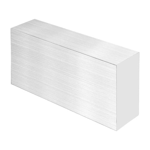 Eight Piece 6061 Aluminum Bar Block Set 4 By 2 By 1 Inches Heavy Duty Solid Stock For Industrial Milling And Fabrication