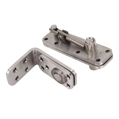 Hidden Door Hinge For Secret Doors And Bookcases Heavy Duty 600LBS Stainless Steel 180 Degree Adjustable Pivot Hinge With Concealed Mount And Screws