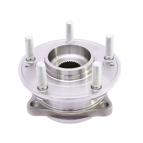 Front Wheel Bearing Hub Assembly Compatible With 2015 To 2019 Hyundai Sonata, 2016 To 2019 Hyundai Tucson, 2017 To 2019 Kia Cadenza, 2016 To 2019 Kia Optima, 2017 To 2019 Kia Sportage, 5 Lug Front Position OE Quality And Smooth Ride, showing 5 lug view