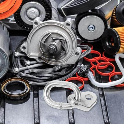 Two Piece Heavy Duty Stainless Steel Engine Lifting Rings With 5500 Pound Capacity Hoist Brackets for Automotive Repairs