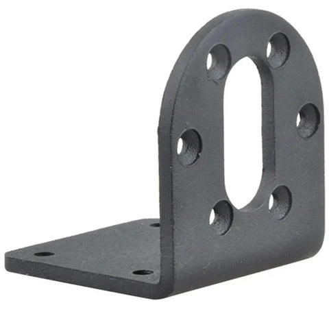 DC Gear Motor Bracket and Support for Planetary Motors, 1 Pack, Fixed Seat Type L Horizontal Mount, Heavy Duty Aluminum Bracket