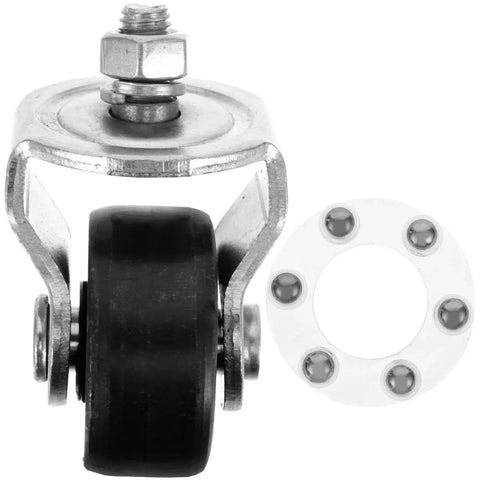 2 Piece Front Wheels Swivel Trailer Jack Replacement for Heavy Duty Steel Car Jack Accessories with 2 Ton Load Capacity