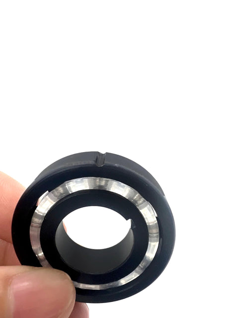 Turbine bearing replacement part, AXV055P, 4-pack, black plastic with metal inner ring for pool vacuum cleaners