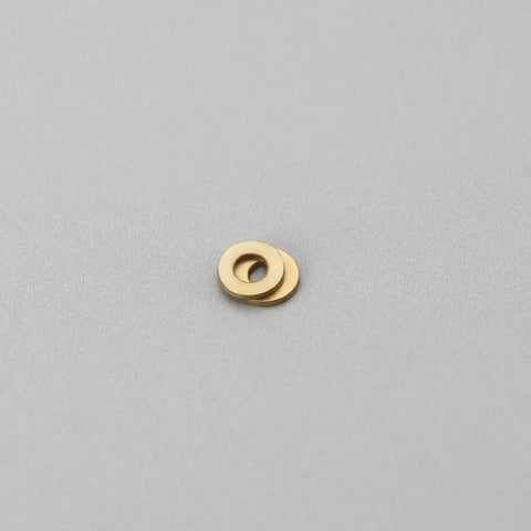 50 Pcs M1.0 Brass Washers Flat Copper Sealing Washers Gaskets For Electronics Hardware Lighting Furniture And More Great For DIY Projects