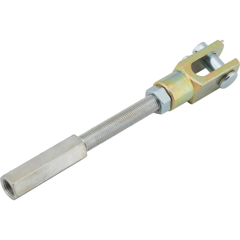 Bolt On Master Cylinder Clevis And Pushrod Kit Three Eighths Inch Fine Thread Clevis With Four Point Seven Five Inches Pushrod Length And Two Inches Clevis Includes Pin And Cotter Key For Brake Pedal Connection