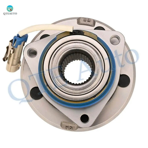 Front view of Front Wheel Hub Bearing Assembly Pair 1997-2001 Buick LeSabre Century Park Avenue Regal Riviera, sealed ball unit